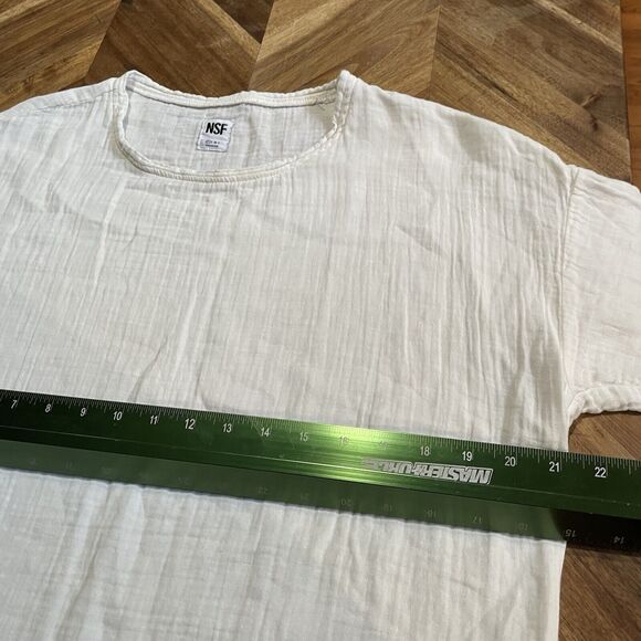 NSF Top Large Gauzy Cotton‎ Lagenlook Minimalist Oversized USA Made Petite - Picture 5 of 7